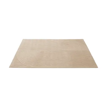 Relevo Rug Quattro μάλλινο χαλί - Light rose, 200x300 cm - Muuto