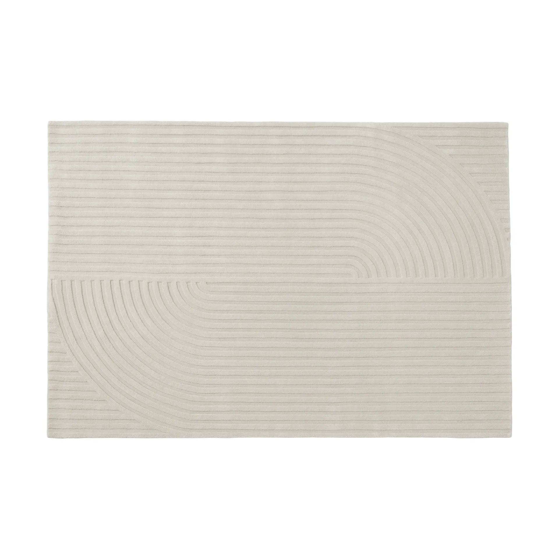 Relevo Rug Quattro μάλλινο χαλί, Off white, 170x240 cm Muuto