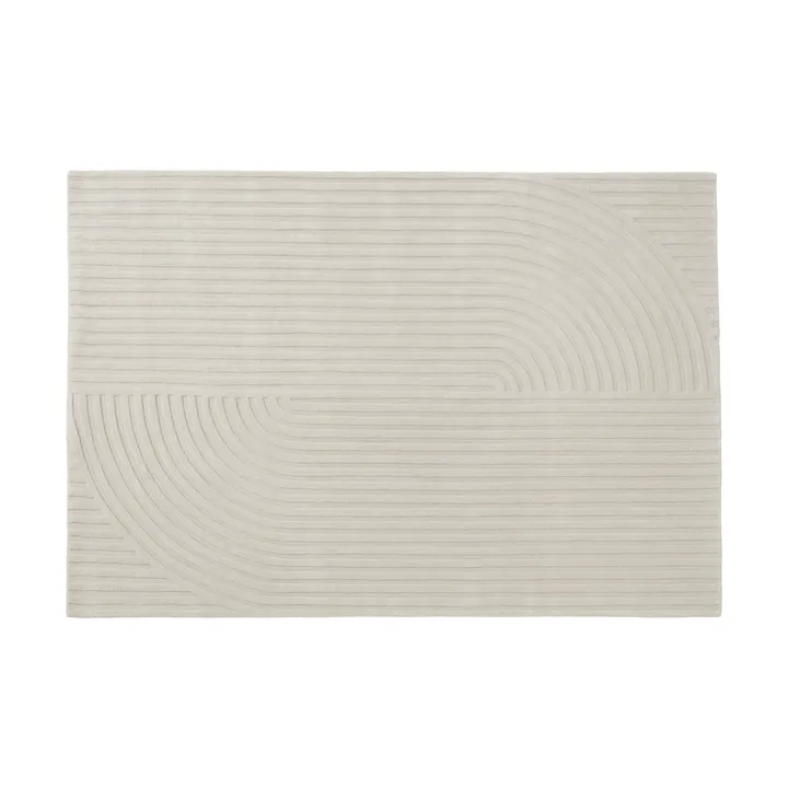 Relevo Rug Quattro μάλλινο χαλί - Off white, 170x240 cm - Muuto