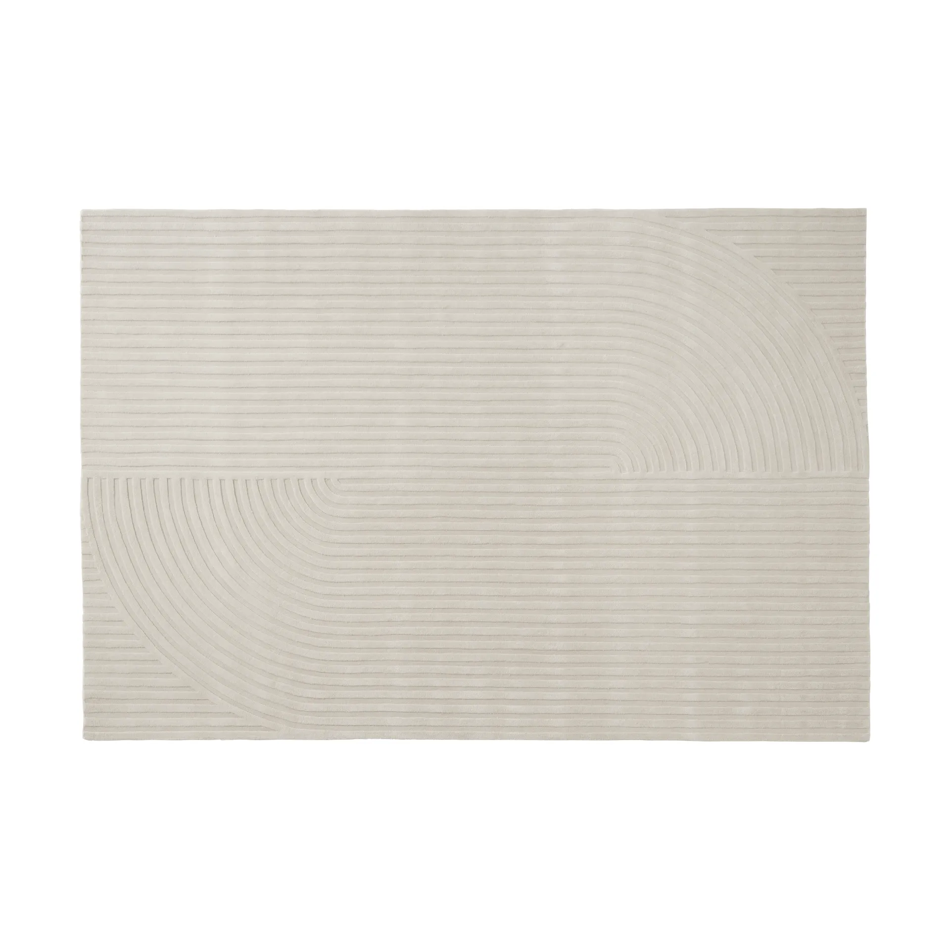 Relevo Rug Quattro μάλλινο χαλί, Off white, 200x300 cm Muuto