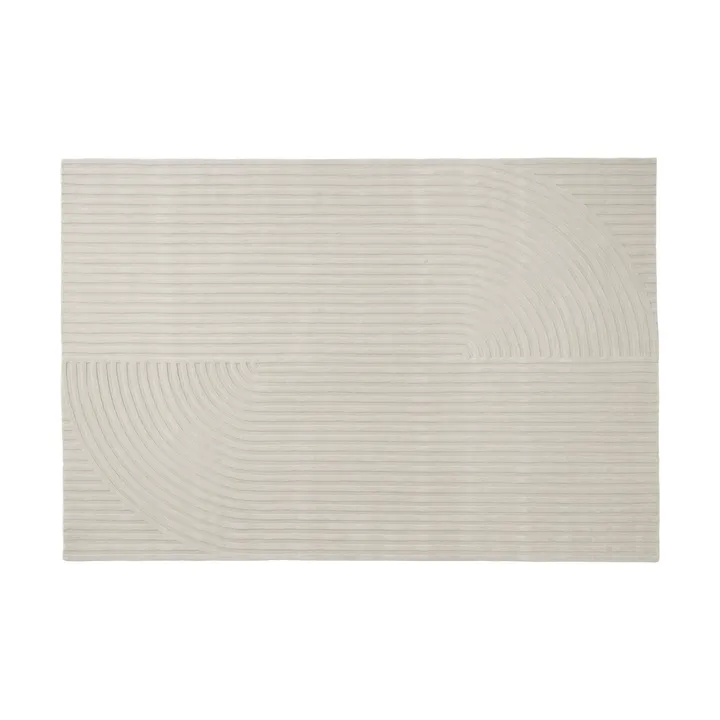 Relevo Rug Quattro μάλλινο χαλί - Off white, 200x300 cm - Muuto
