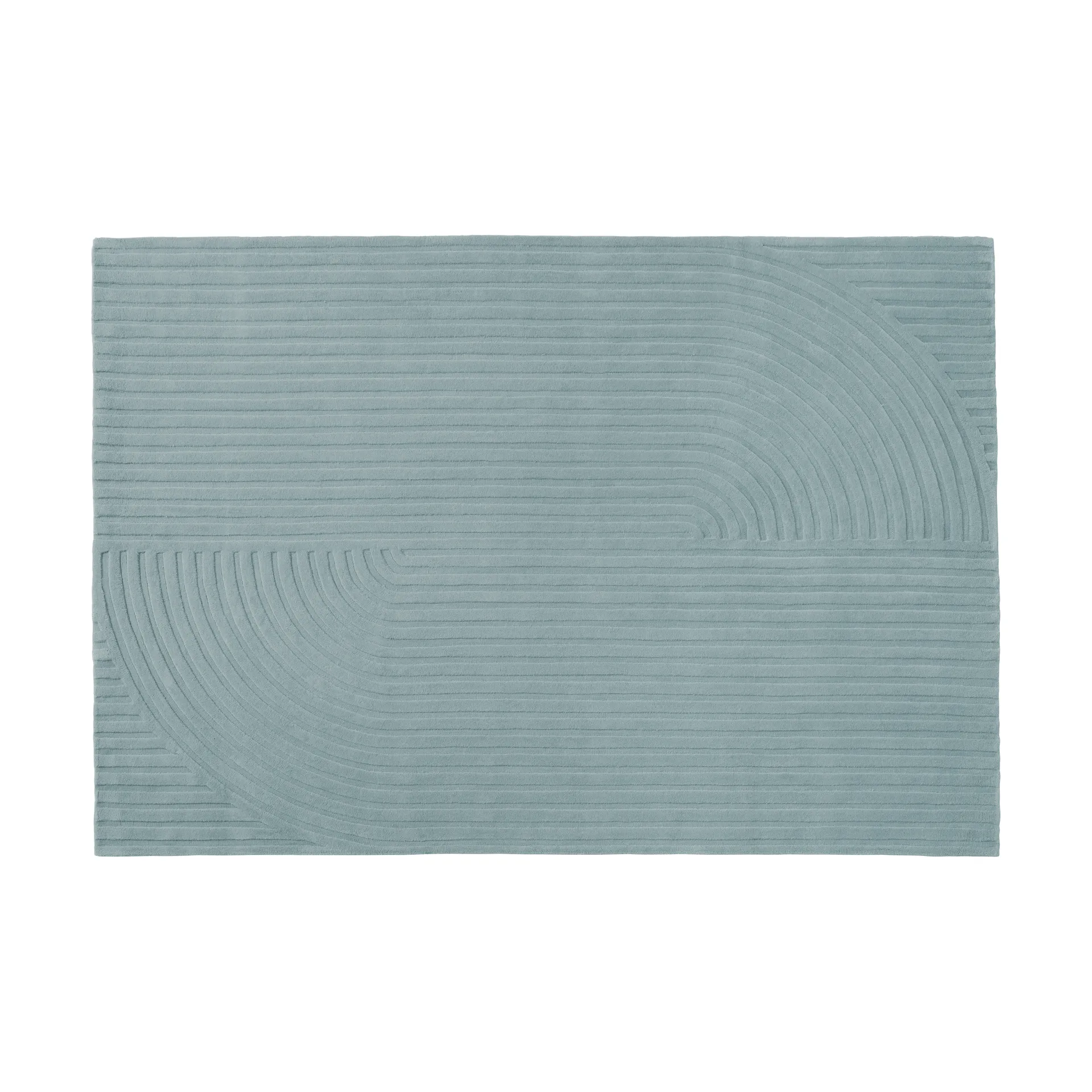 Relevo Rug Quattro μάλλινο χαλί, Sage green, 170x240 cm Muuto