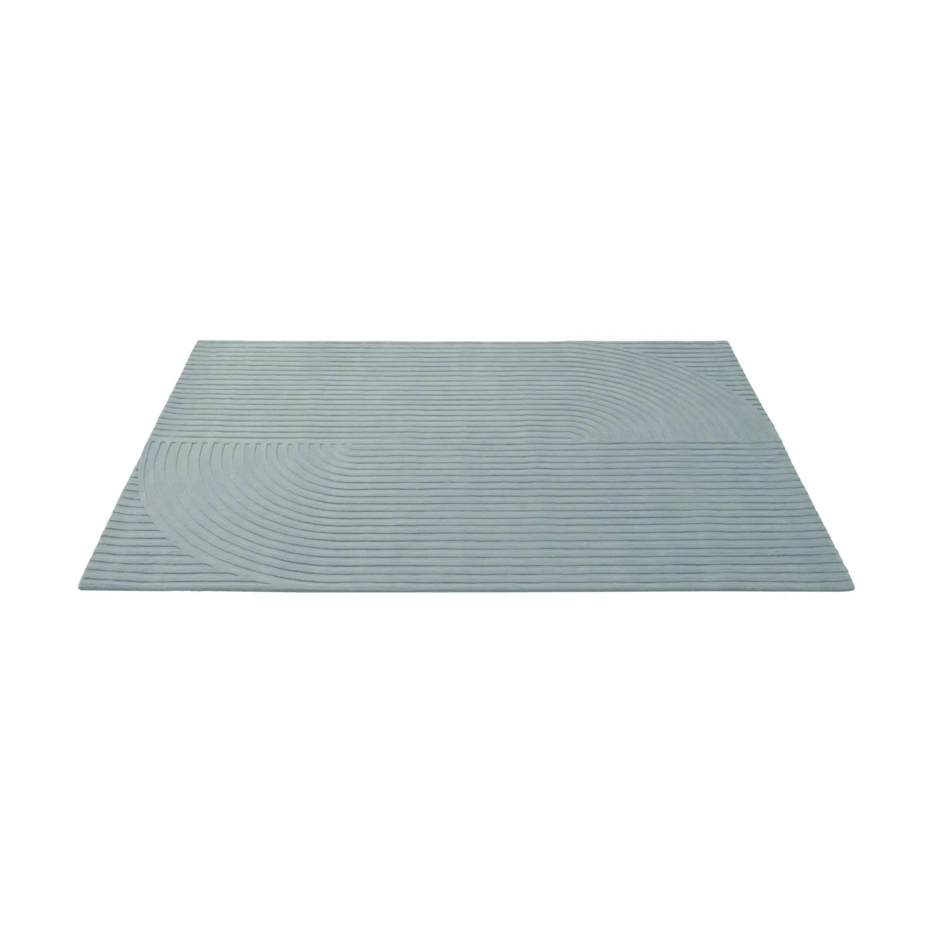 Relevo Rug Quattro μάλλινο χαλί, Sage green, 200x300 cm Muuto