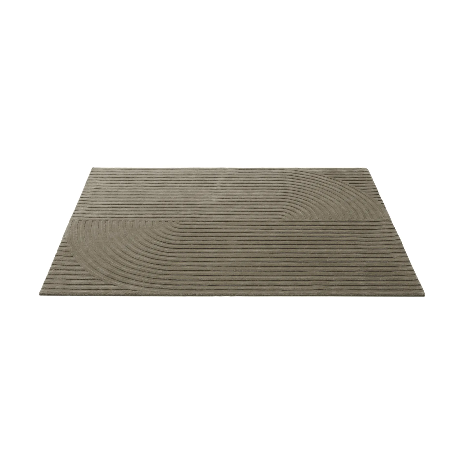 Relevo Rug Quattro μάλλινο χαλί, Taupe, 170x240 cm Muuto