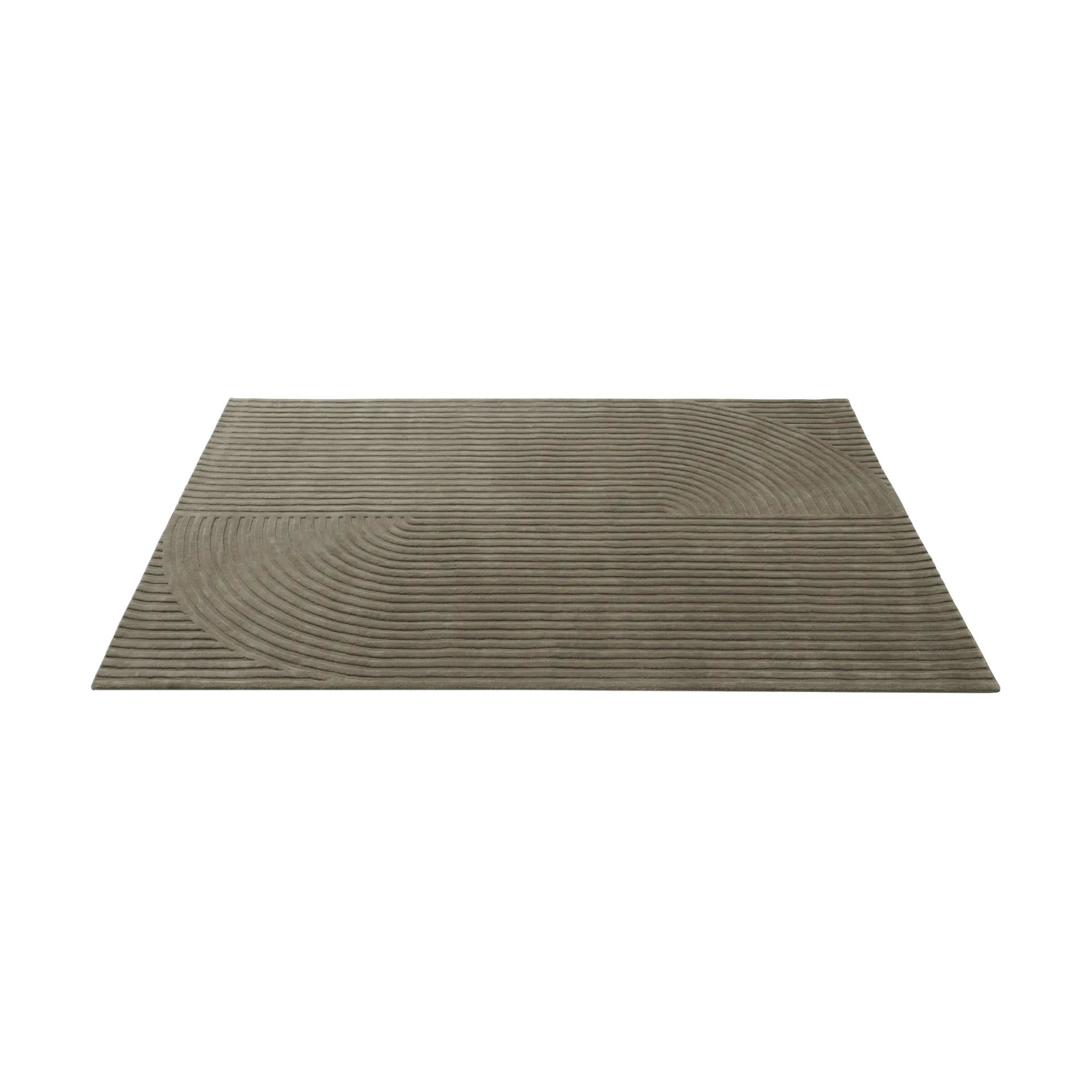 Relevo Rug Quattro μάλλινο χαλί, Taupe, 200x300 cm Muuto