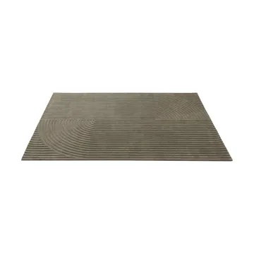 Relevo Rug Quattro μάλλινο χαλί - Taupe, 200x300 cm - Muuto