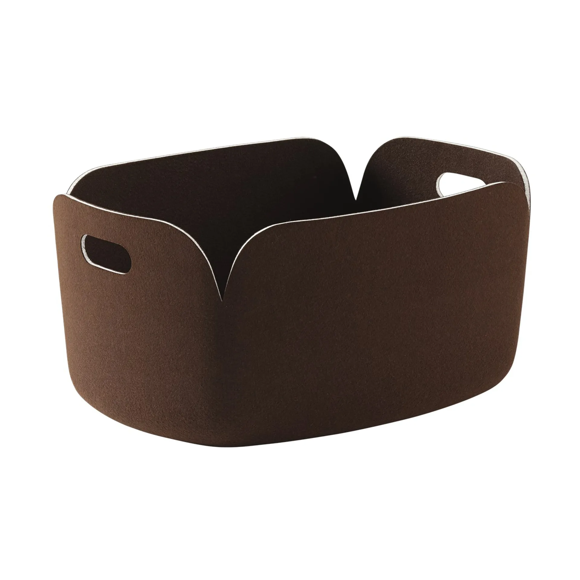 Restore καλάθι αποθήκευσης, Dark Brown Muuto
