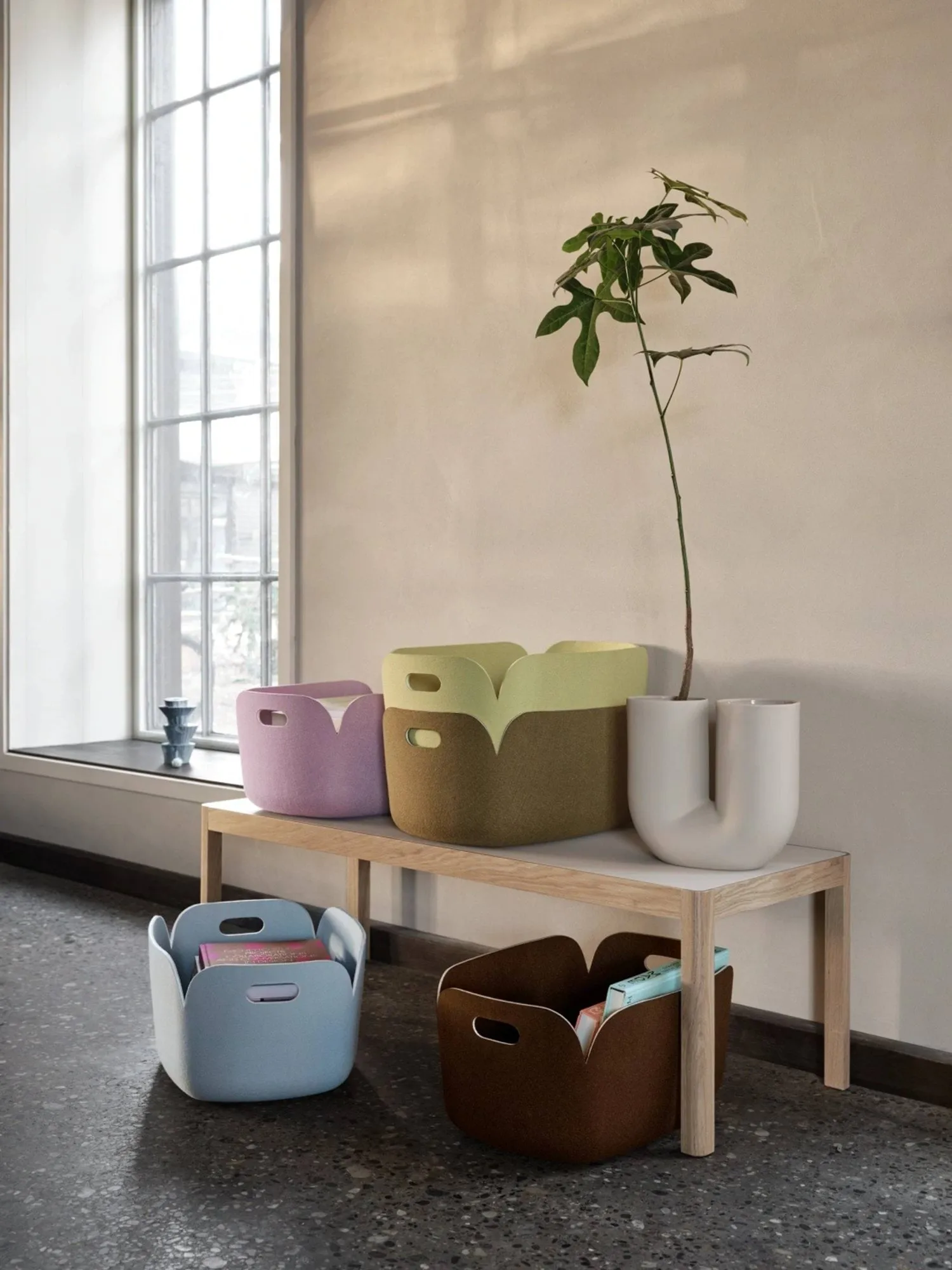 Restore καλάθι αποθήκευσης, άμμος Muuto