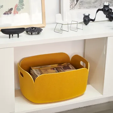 Restore καλάθι αποθήκευσης - κίτρινο - Muuto