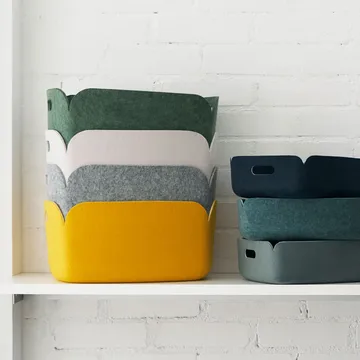 Restore καλάθι αποθήκευσης - κίτρινο - Muuto