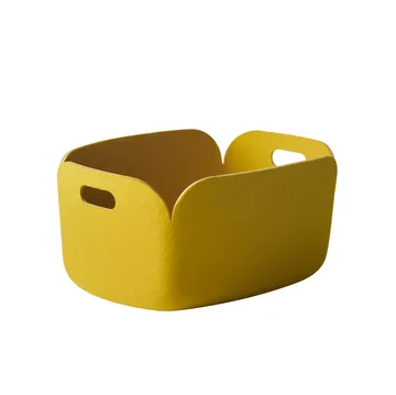 Restore καλάθι αποθήκευσης - κίτρινο - Muuto
