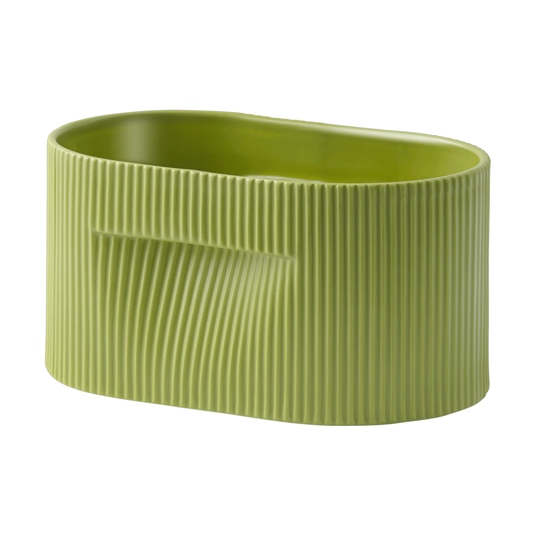 Ridge γλάστρα 13 cm, Moss green Muuto
