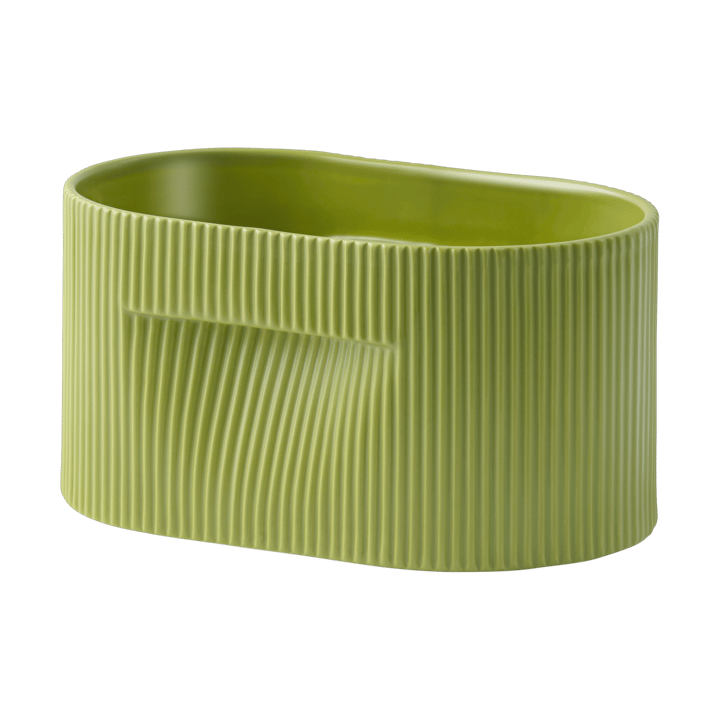 Ridge γλάστρα 13 cm, Moss green Muuto