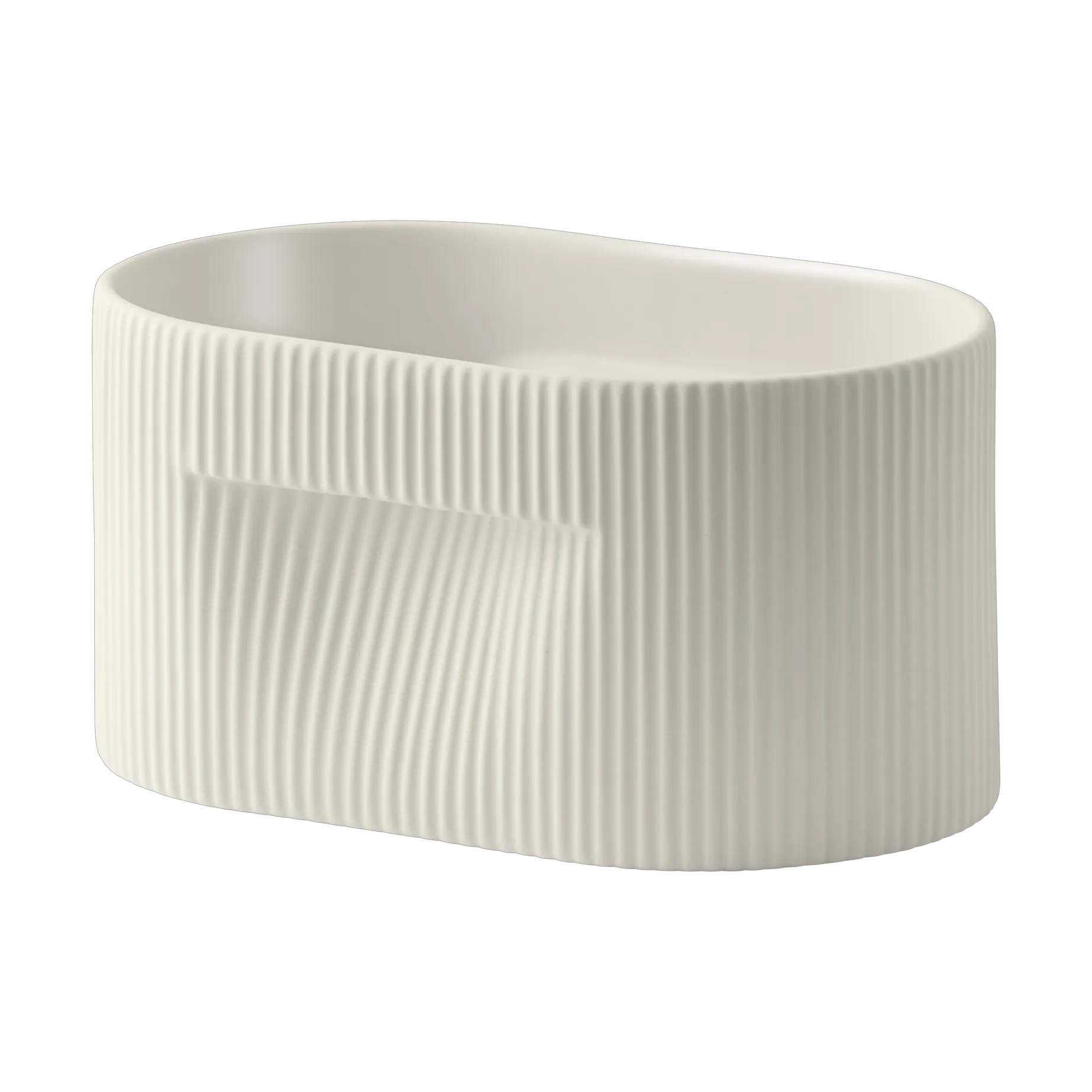 Ridge γλάστρα 13 cm, Off-white Muuto