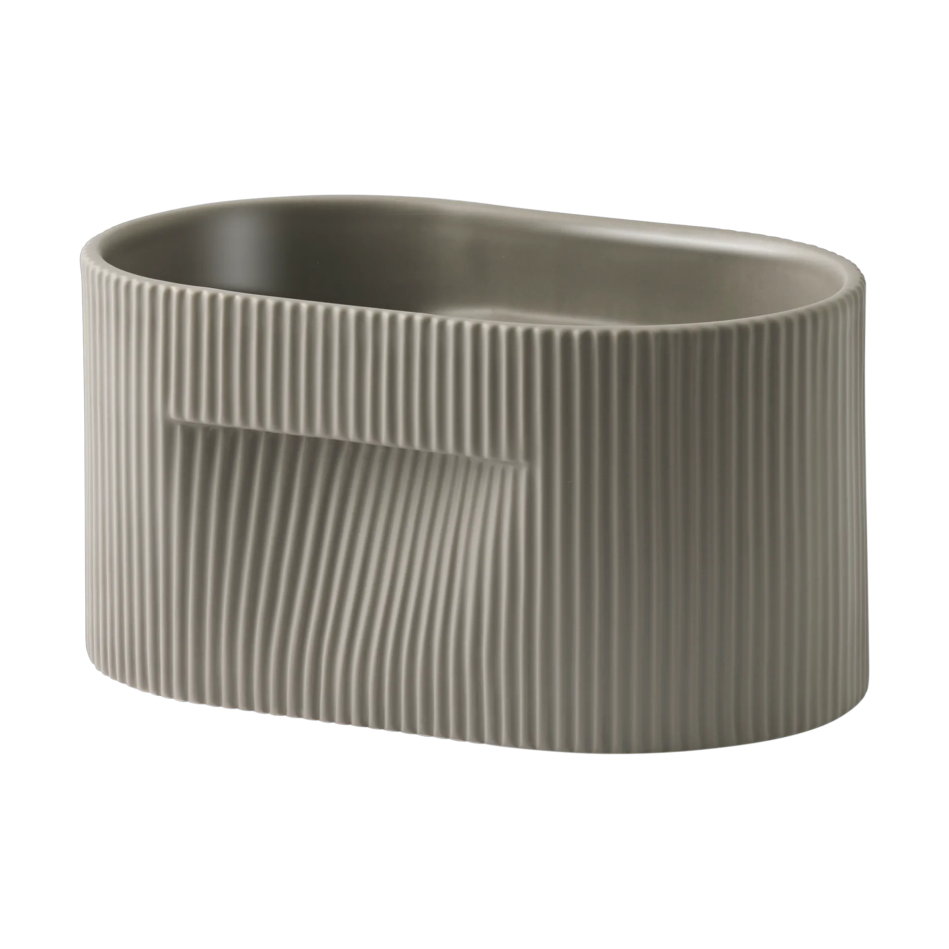 Ridge γλάστρα 13 cm, Taupe Muuto