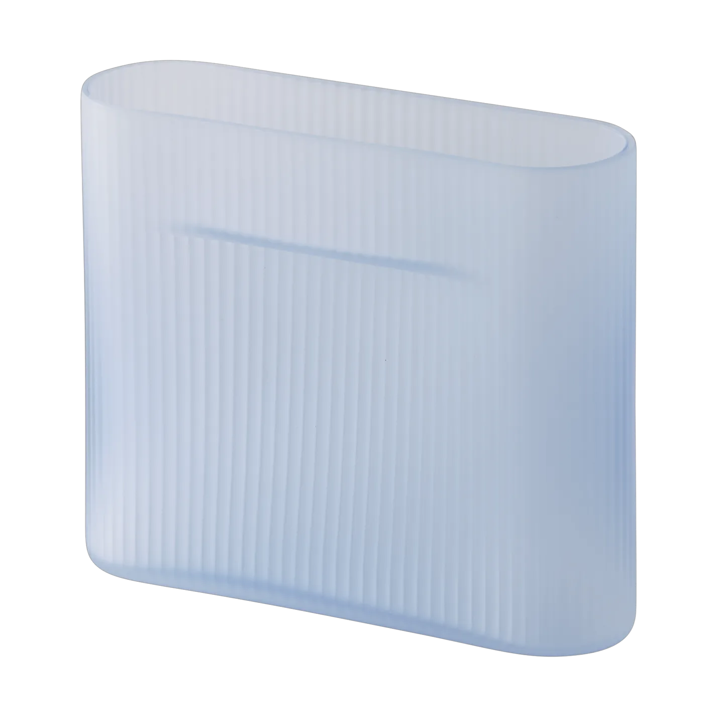Ridge βάζο γαλακτερό γυαλί 16,5 cm, Light blue Muuto