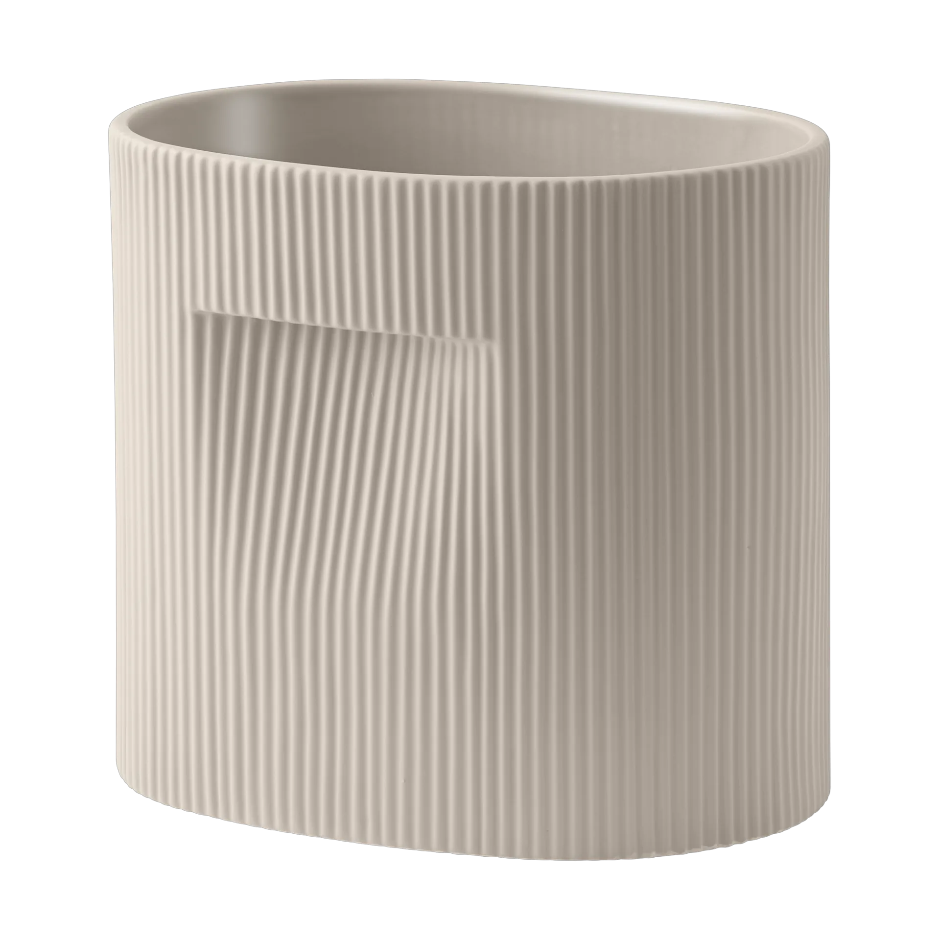 Ridge γλάστρα 24 cm, Beige Muuto
