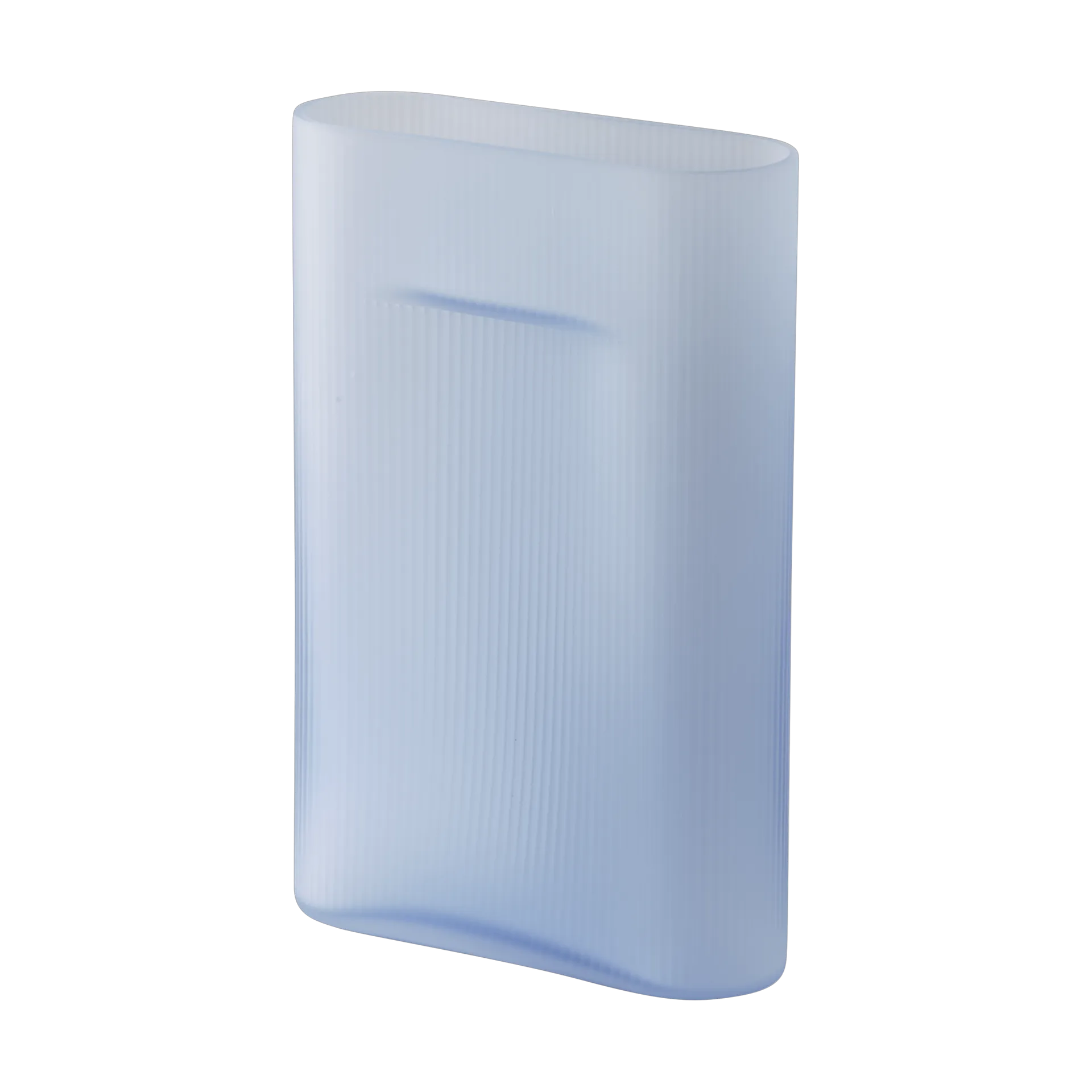 Ridge βάζο γαλακτερό γυαλί 35 cm, Light blue Muuto