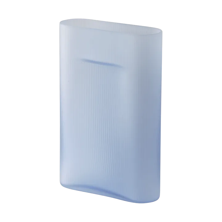 Ridge βάζο από ματ γυαλί 35 εκ. - Light blue - Muuto