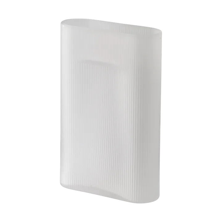 Ridge βάζο από ματ γυαλί 35 εκ. - White - Muuto