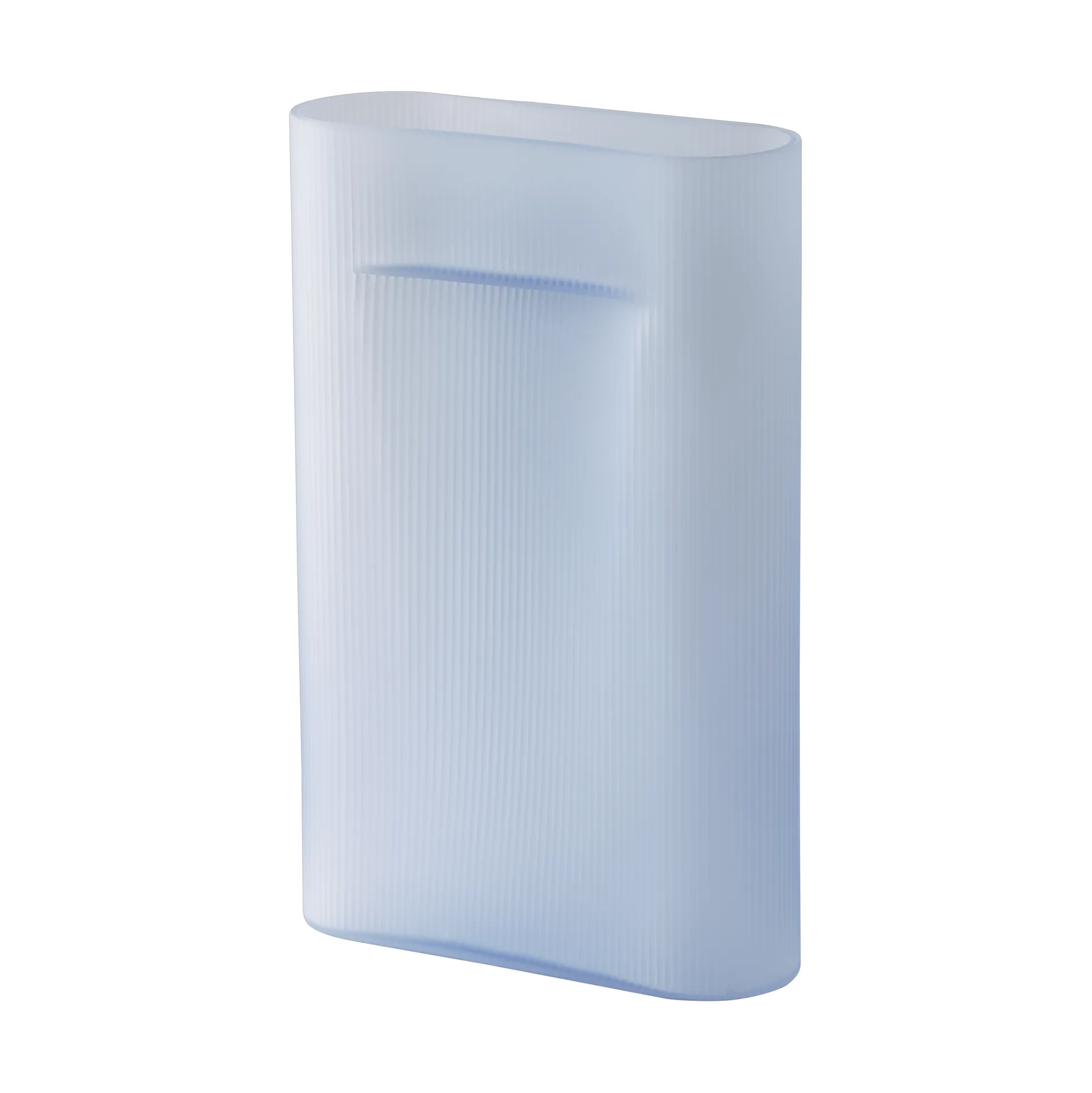 Ridge βάζο γαλακτερό γυαλί 48,5 cm, Light blue Muuto