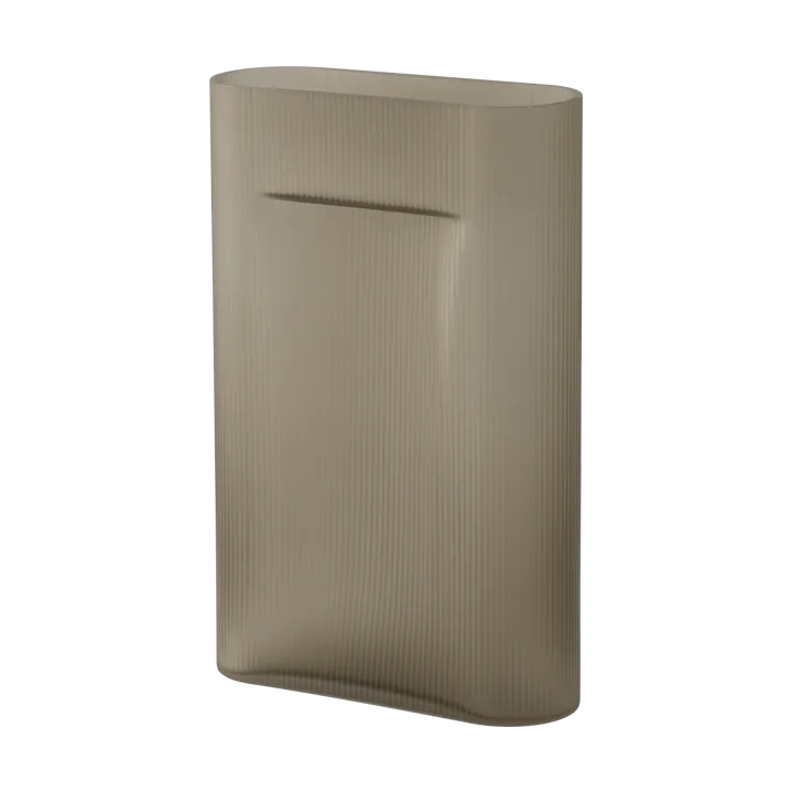 Ridge βάζο από ματ γυαλί 48,5 εκ. - Taupe - Muuto
