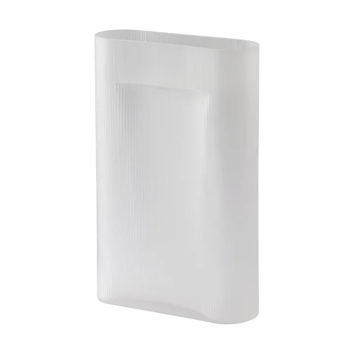Ridge βάζο από ματ γυαλί 48,5 εκ. - White - Muuto
