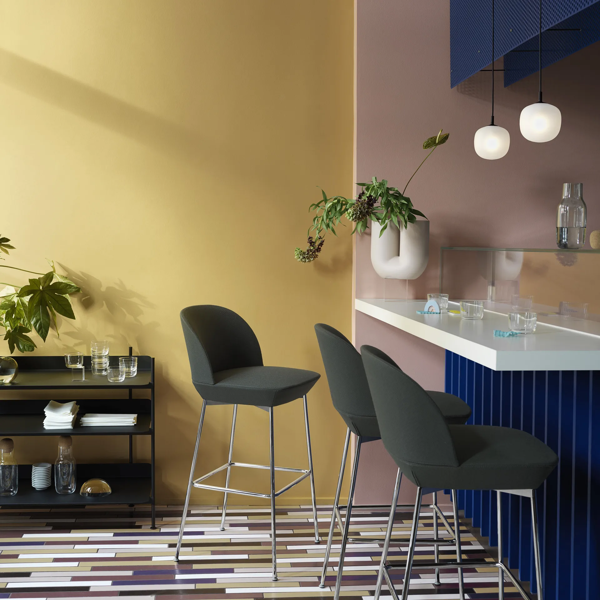 Rime κρεμαστό φωτιστικό Ø 12 cm, μαύρο Muuto