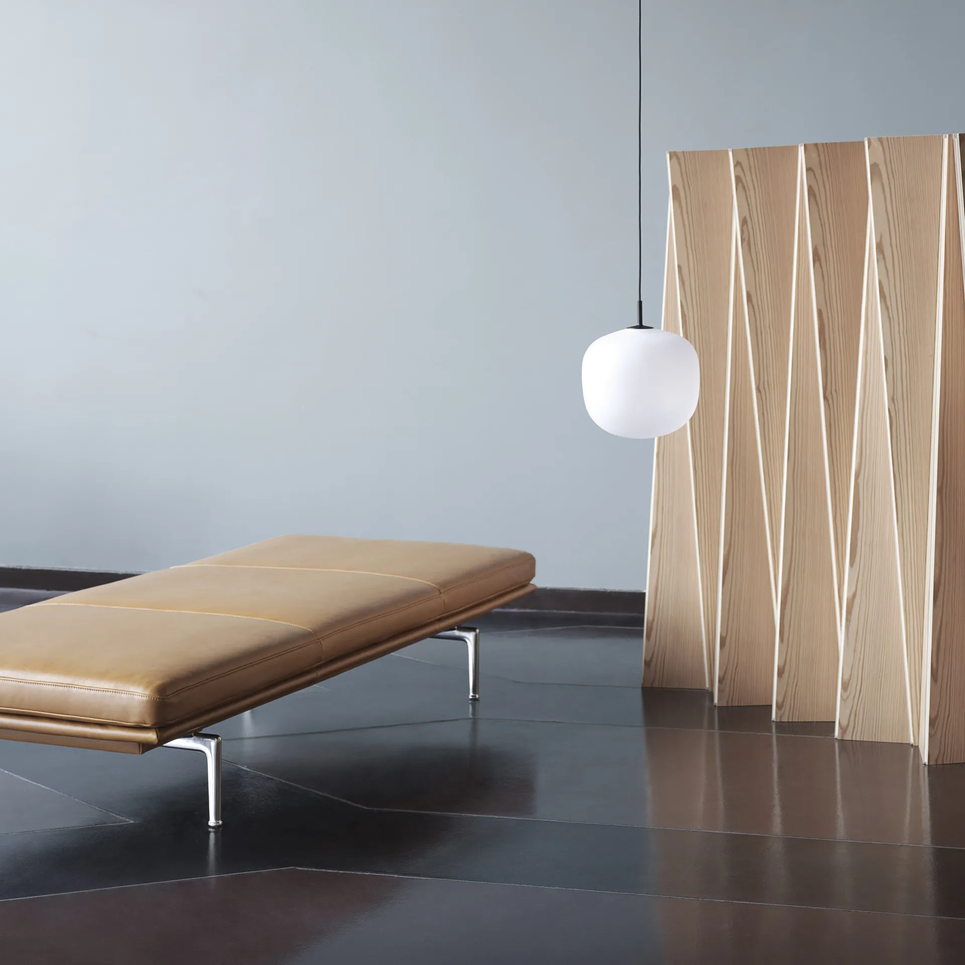 Rime κρεμαστό φωτιστικό Ø 25 cm, μαύρο Muuto