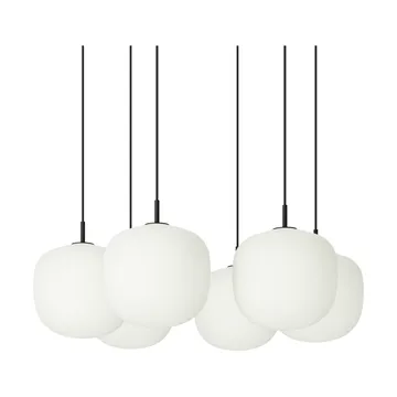 Rime Pendant Cluster 6 κρεμαστό φωτιστικό - Μαύρο, Ø25 εκ. - Muuto