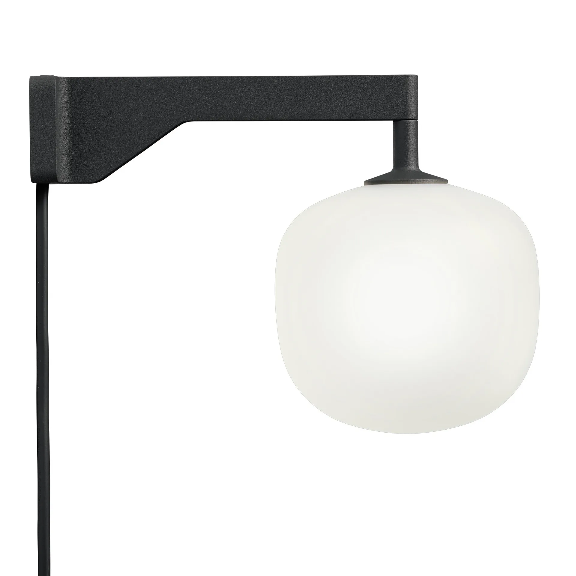 Rime φωτιστικό τοίχου, Μαύρο Muuto