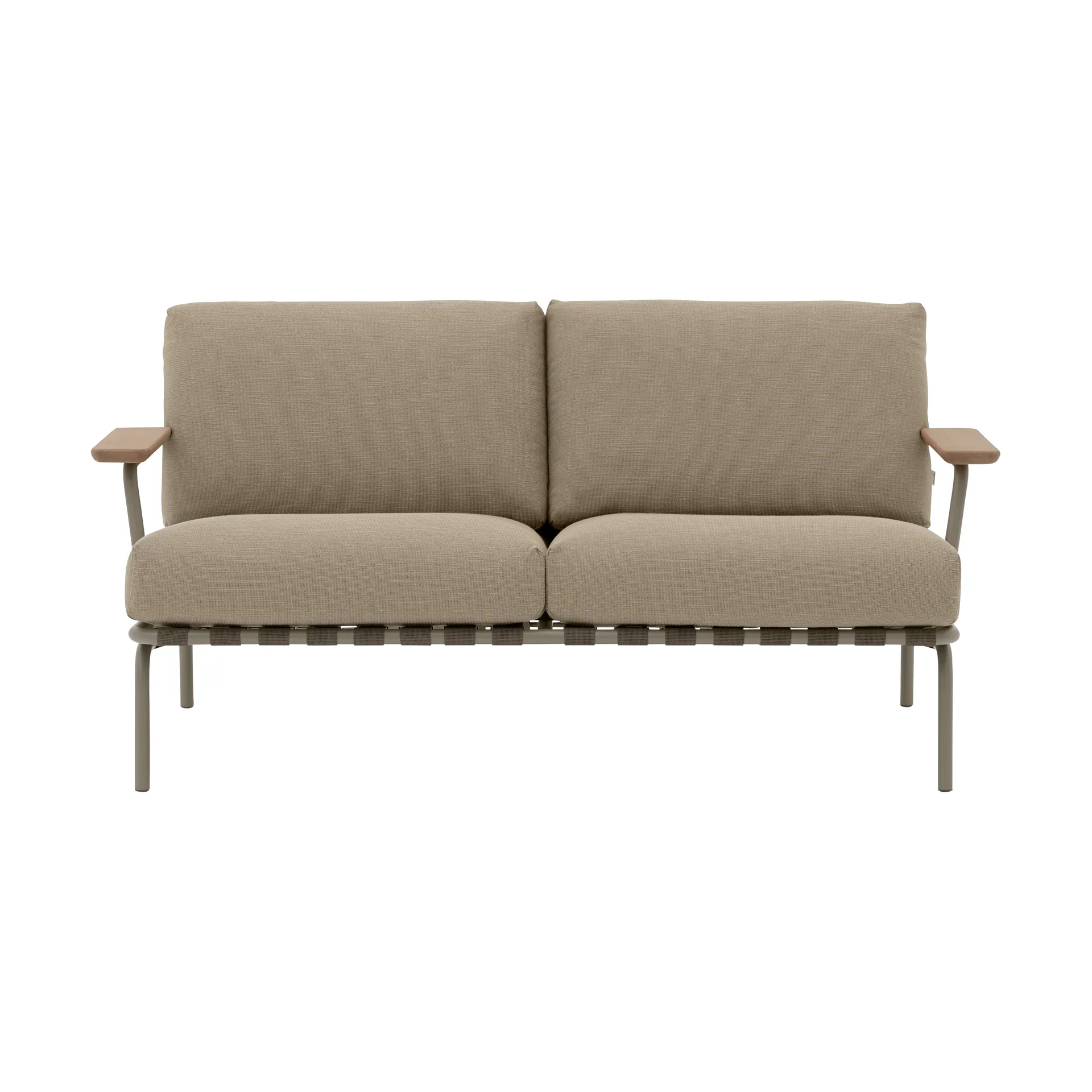 Settle καναπές 2 θέσεων, Ribbed Weave 5 Taupe Muuto