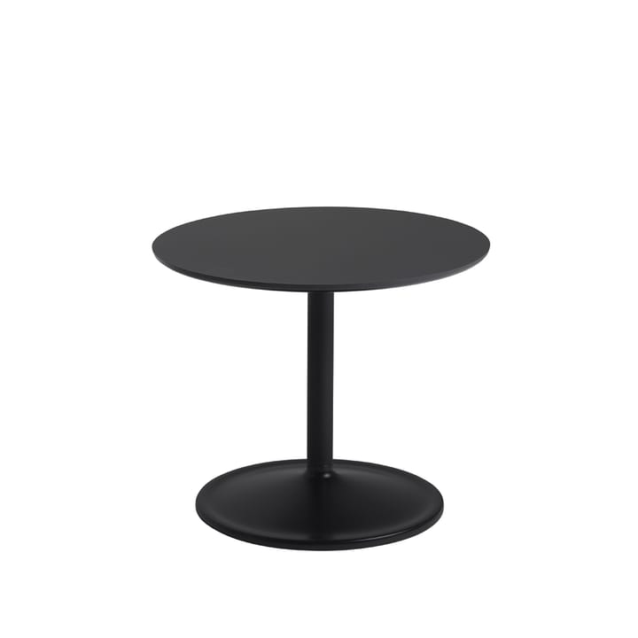 Τραπεζάκι Soft Ø48cm - Black nanolaminate H: 40 cm - Muuto