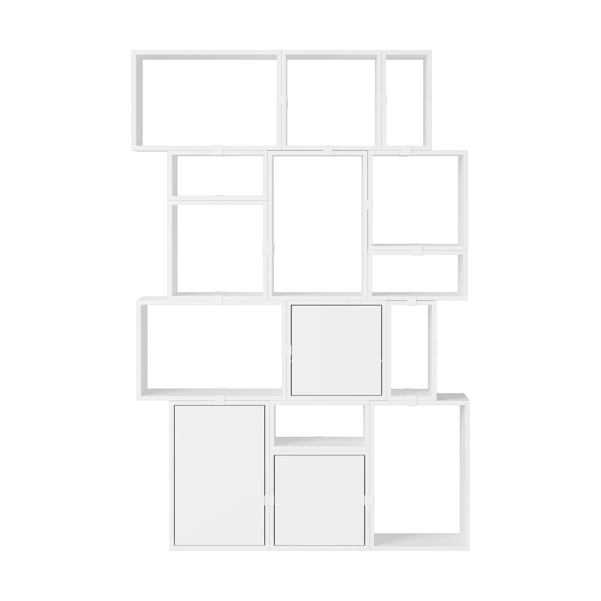 Stacked σύστημα αποθήκευσης βιβλιοθήκη διαμόρφωση 2, White Muuto