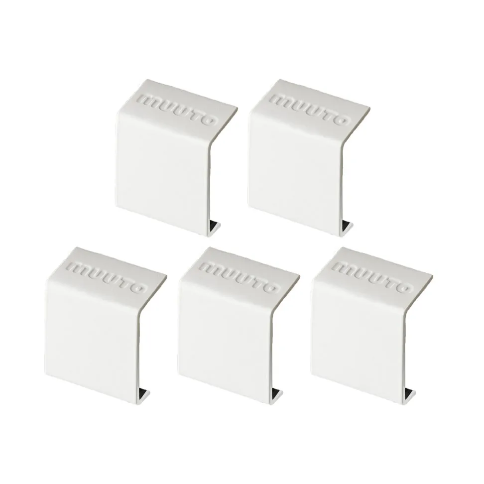 Stacked 2.0 κλιπ, συσκευασία 5 τεμαχίων, λευκό Muuto