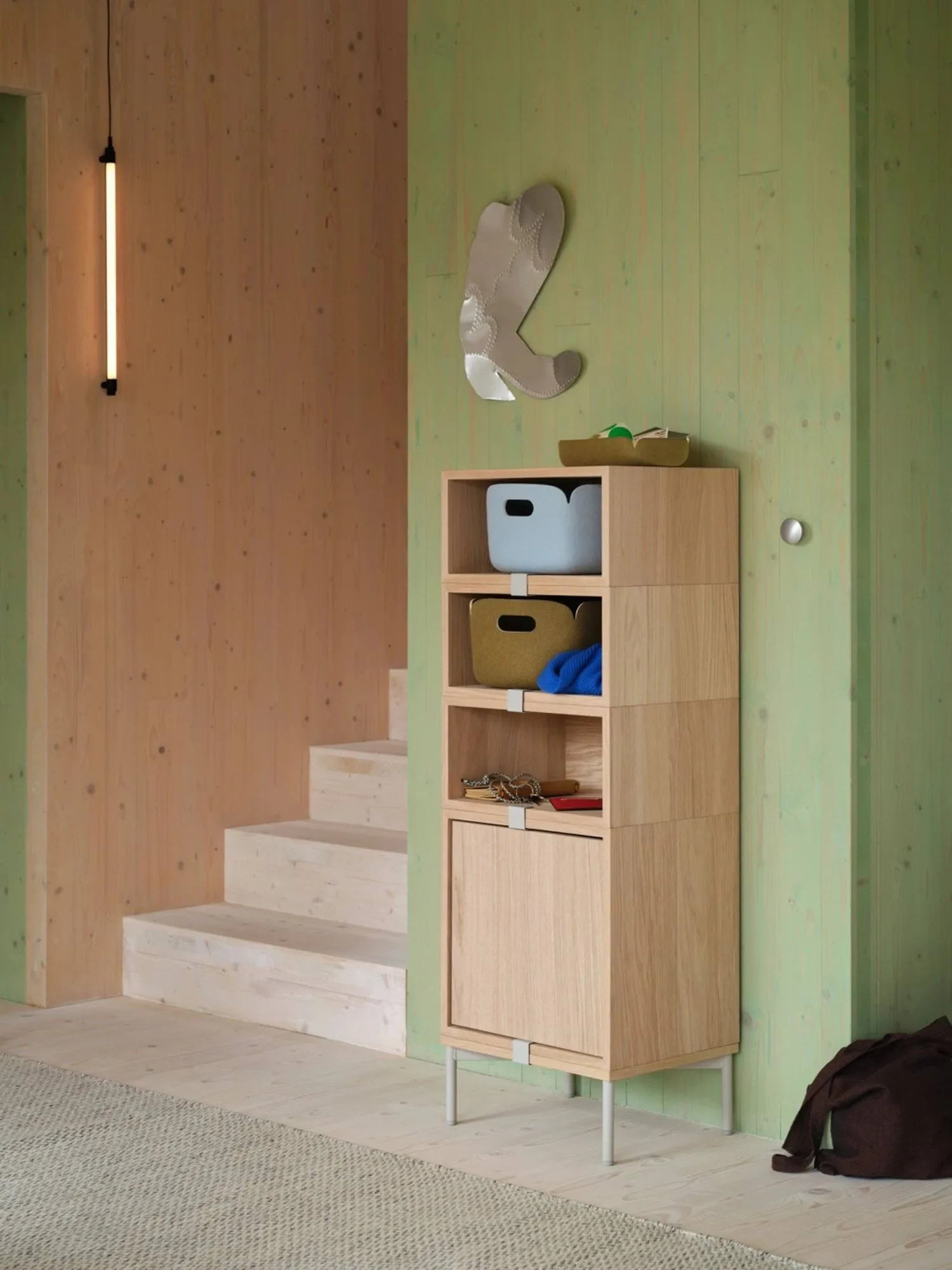 Stacked 2.0 ανοιχτό ράφι, μεσαίο, Βελανιδιά Muuto