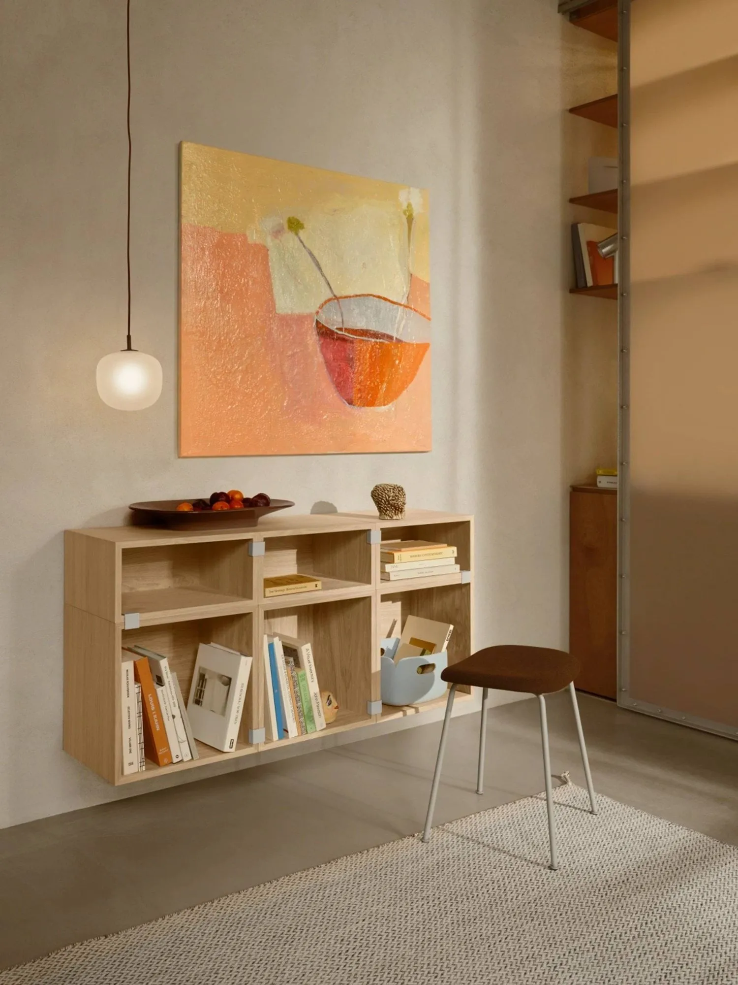 Stacked 2.0 ράφι, μεσαίο, δρυς Muuto