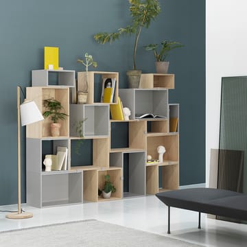 Stacked 2.0 ανοιχτό ράφι, μεγάλο - δρυς - Muuto