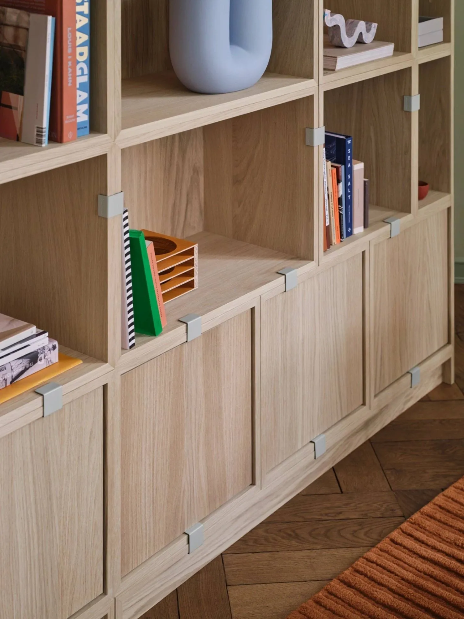 Stacked 2.0 ανοιχτό ράφι, μεγάλο, δρυς Muuto