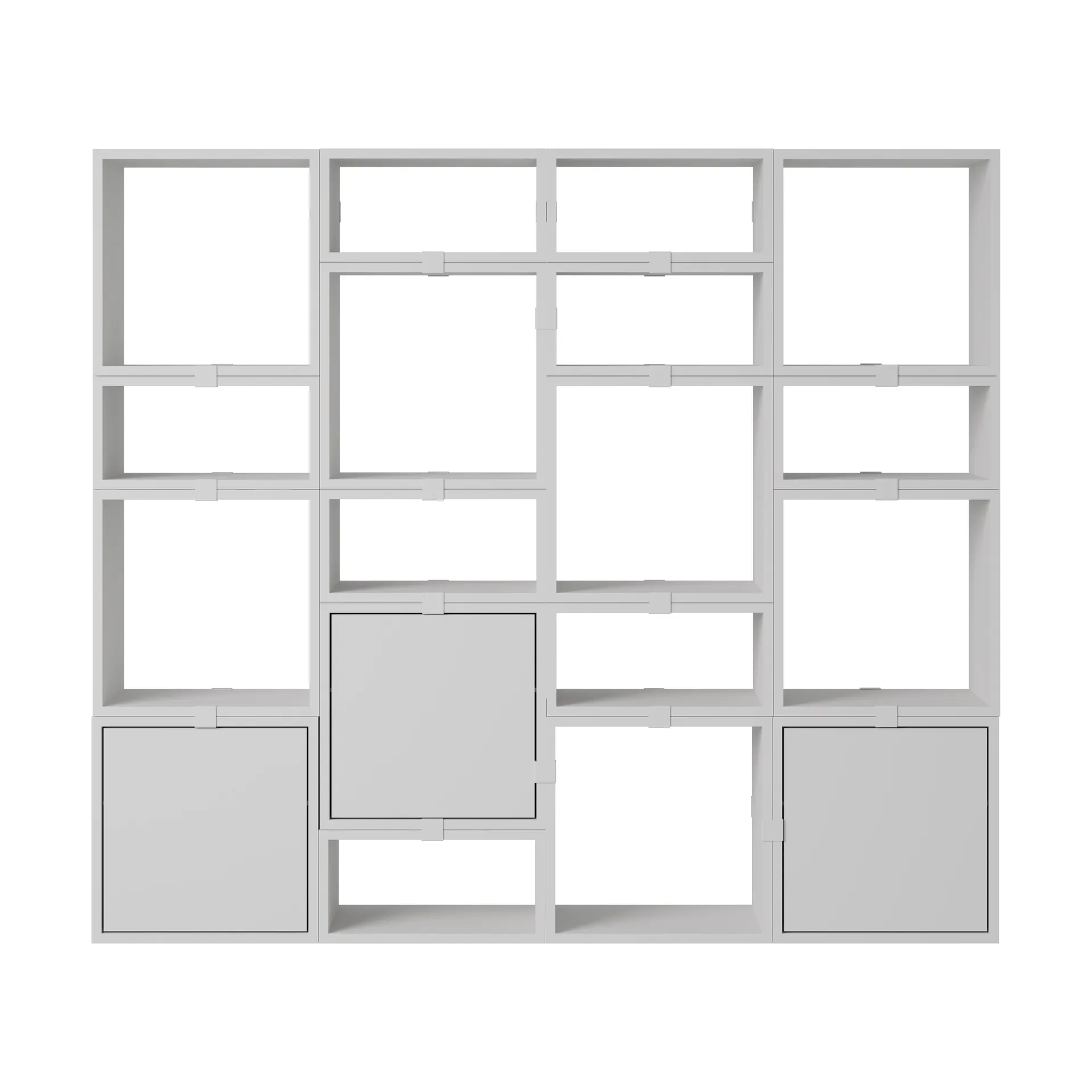 Stacked σύστημα αποθήκευσης βιβλιοθήκη διαμόρφωση 4, Grey Muuto