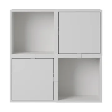 Stacked σύστημα αποθήκευσης χολ διαμόρφωση 4 - Grey - Muuto