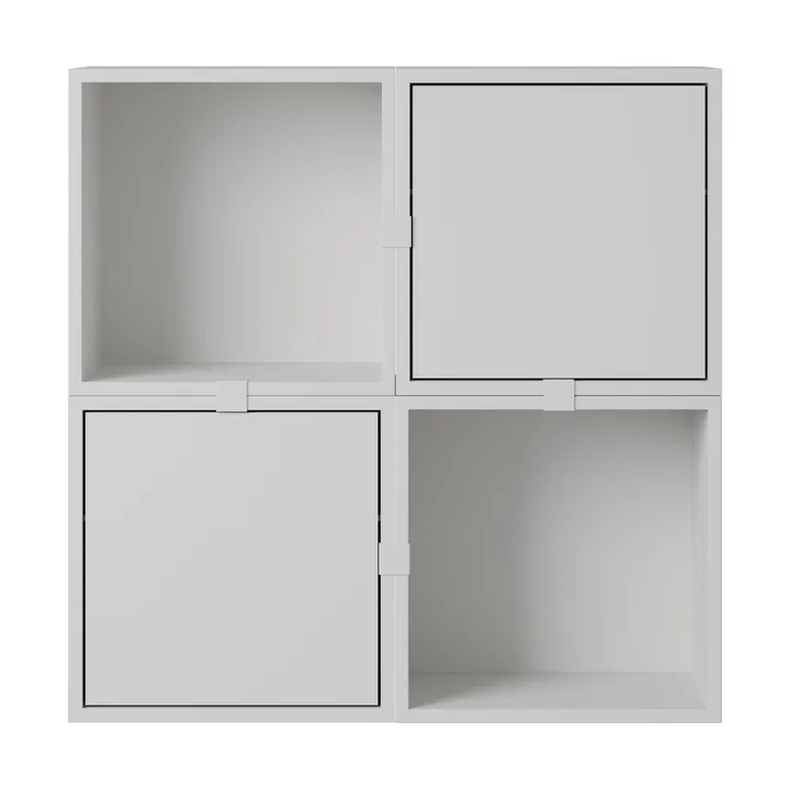 Stacked σύστημα αποθήκευσης χολ διαμόρφωση 4 - Grey - Muuto
