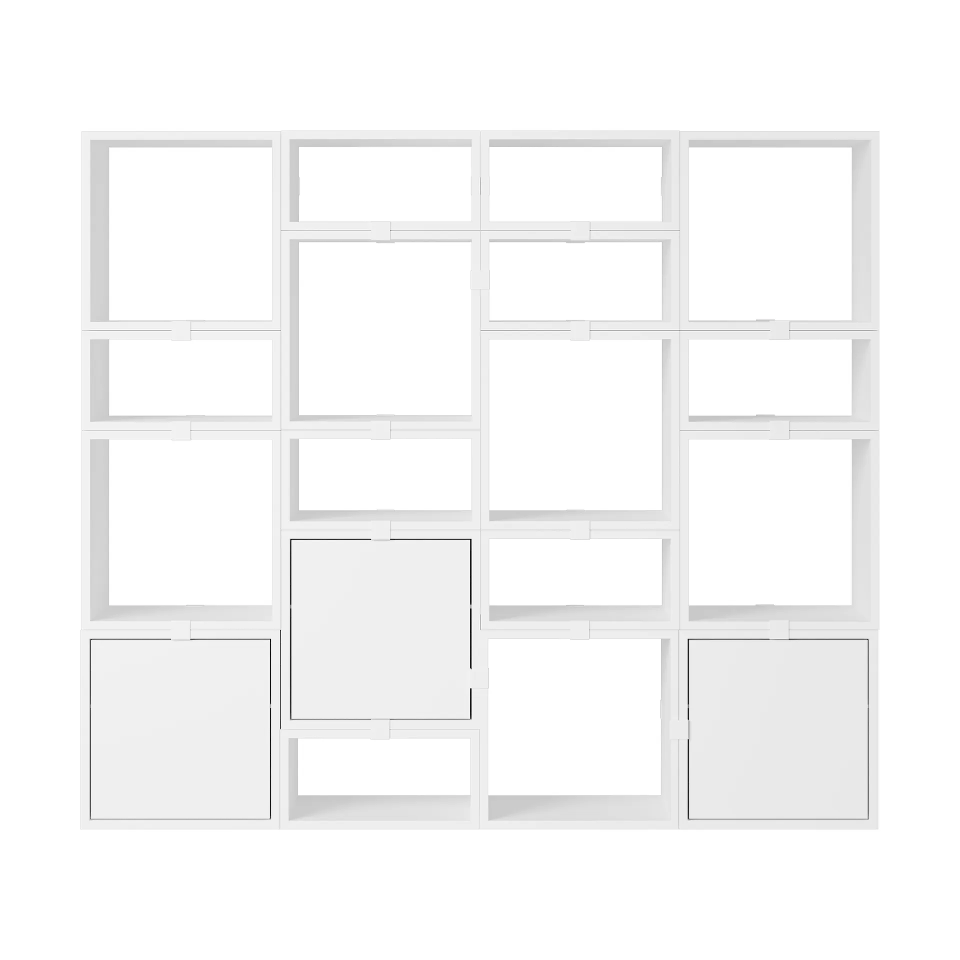 Stacked σύστημα αποθήκευσης βιβλιοθήκη διαμόρφωση 4, White Muuto