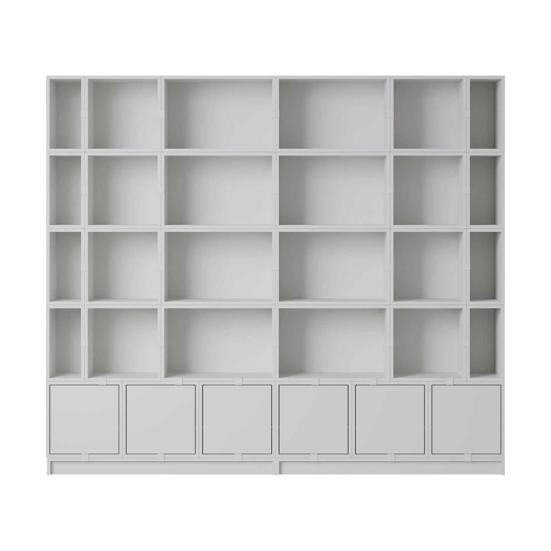 Stacked σύστημα αποθήκευσης Bookcase Configuration 1, Grey Muuto