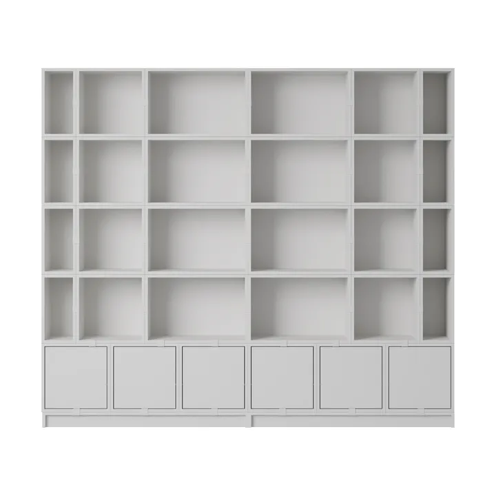 Stacked σύστημα αποθήκευσης Bookcase Configuration 1 - Grey - Muuto