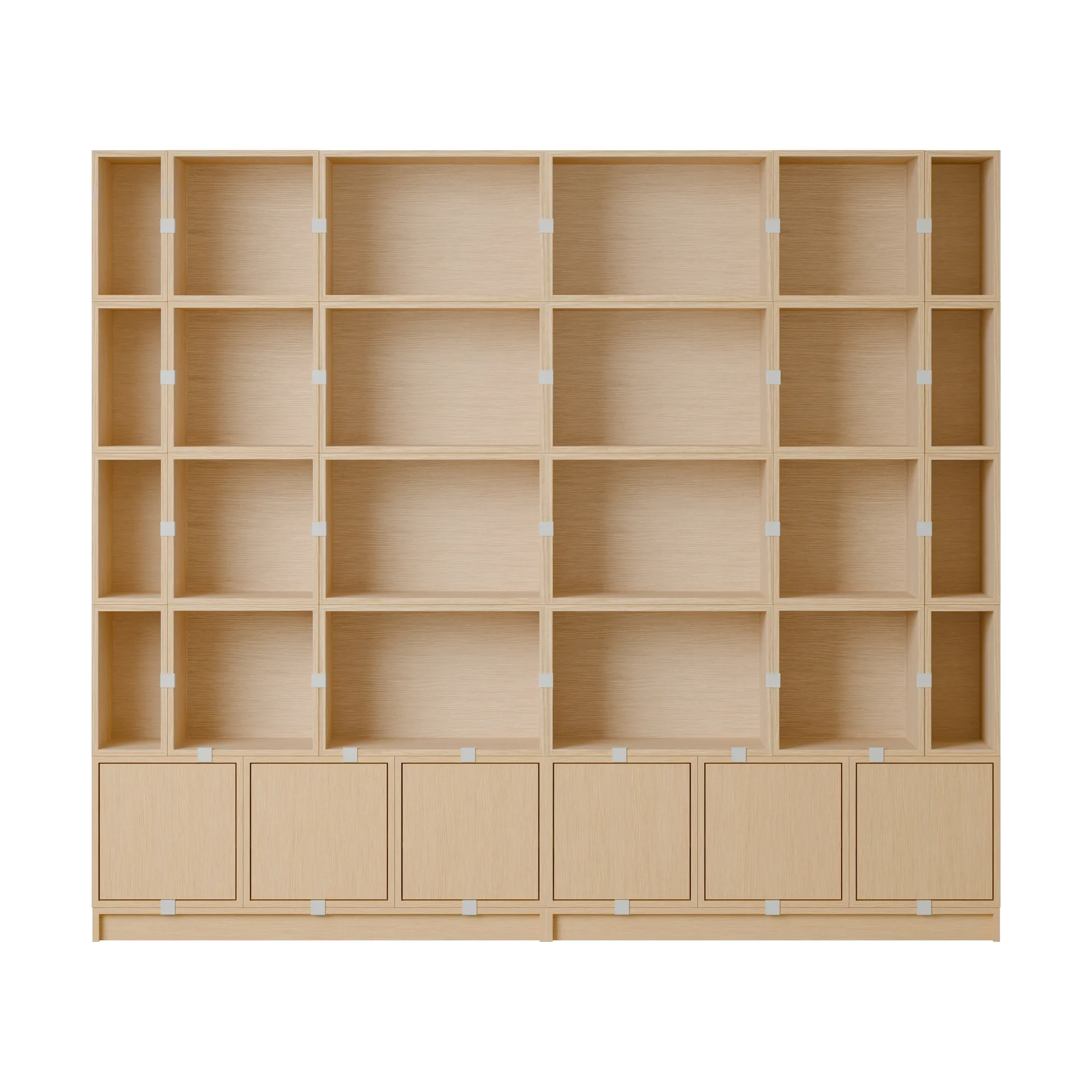 Stacked σύστημα αποθήκευσης Bookcase Configuration 1, Oak Muuto
