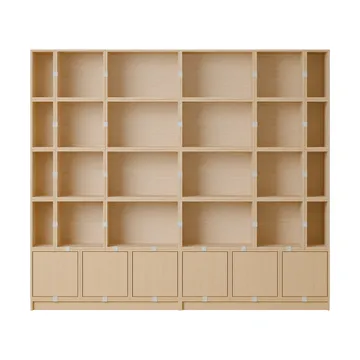 Stacked σύστημα αποθήκευσης Bookcase Configuration 1 - Oak - Muuto