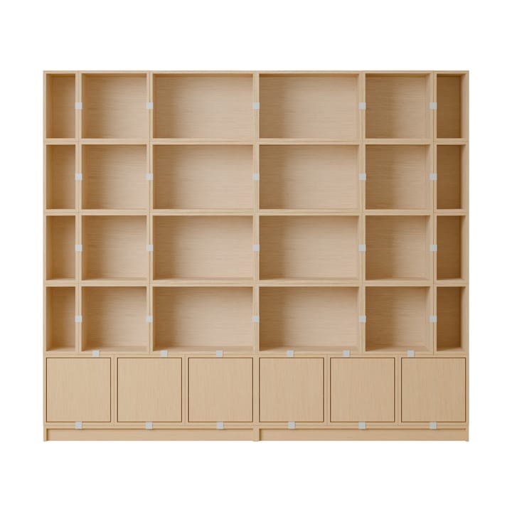 Stacked σύστημα αποθήκευσης Bookcase Configuration 1 - Oak - Muuto