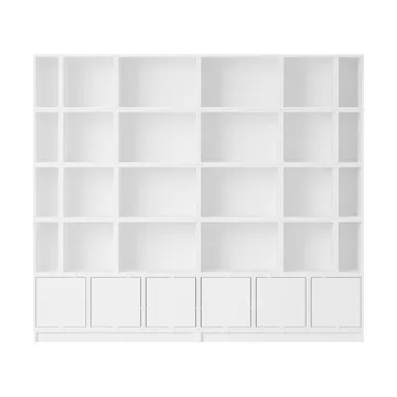 Stacked σύστημα αποθήκευσης Bookcase Configuration 1 - White - Muuto