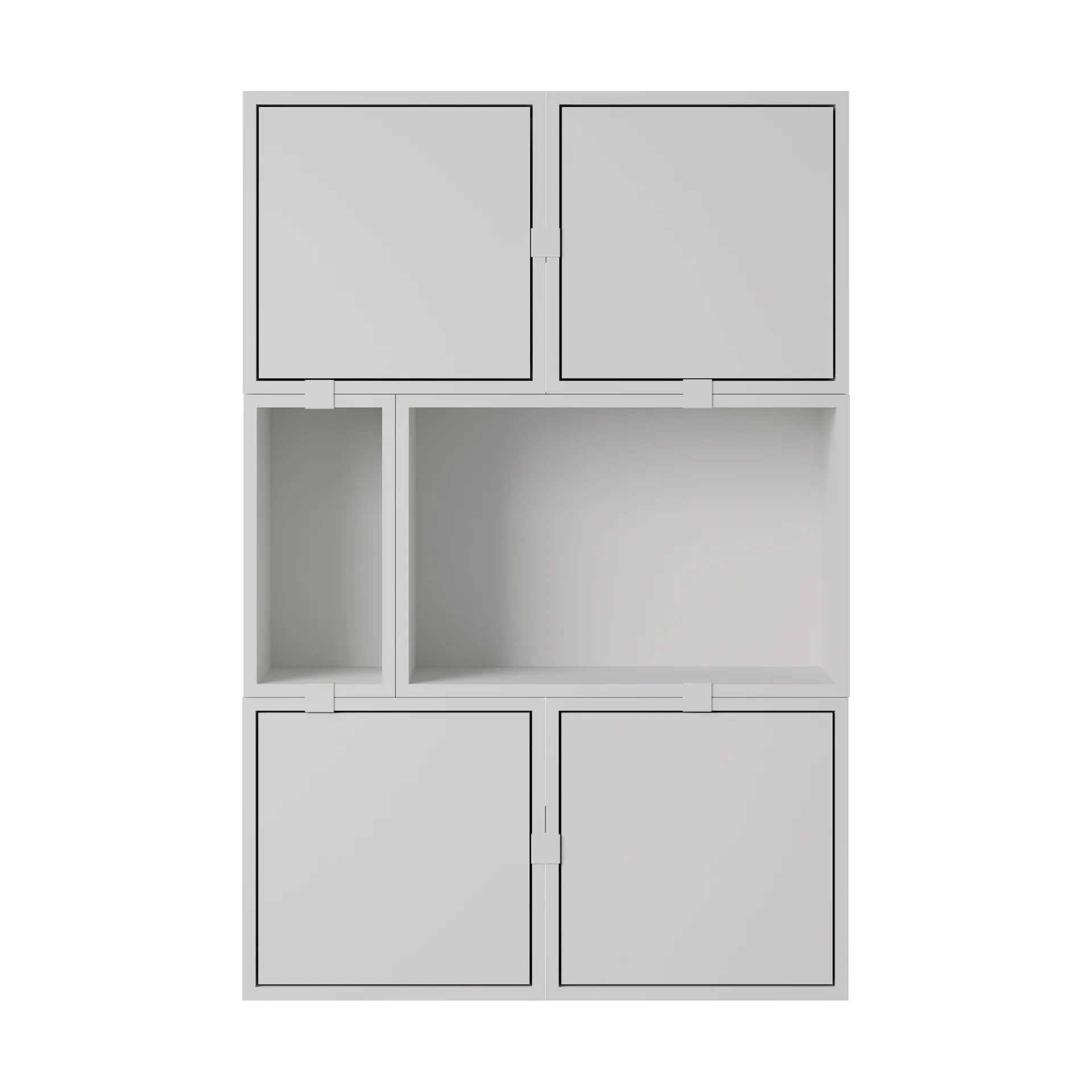 Stacked σύστημα αποθήκευσης sideboard διαμόρφωση 4, Grey Muuto